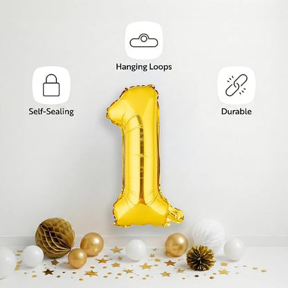 Restaurantware Balloon 1 Pack of Mylar Hanging Reusable Self-Sealing Balloons - Image 4