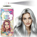 Gray Hair Spray, Temporary Hair Color Spray for Kids Women Men, Gray Hair Wax Dye, Temporary Hair Dye, Washable & Non-Sticky Hair Color Dye Pomades Natural Hair Dye for Party,Holloween,Cosplay(Gray)