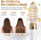 5 in 1 Hot Air Brush, Blow Dryer Brush & Auto Air Curling Wrap Hair Styler, 1000W Professional Hair Styling Tools Negative Ion Hair Dryer Brush for Drying, Curling, Straightening & Styling