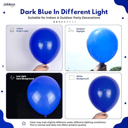 Jobkoo Blue Balloons 12 Inch - Image 3