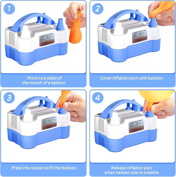 SINBEE Balloon Pump Electric Party Decorations - Image 4
