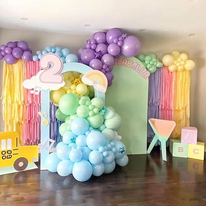 Pastel Balloons, Pastel Color Ice Cream Balloon - Image 6