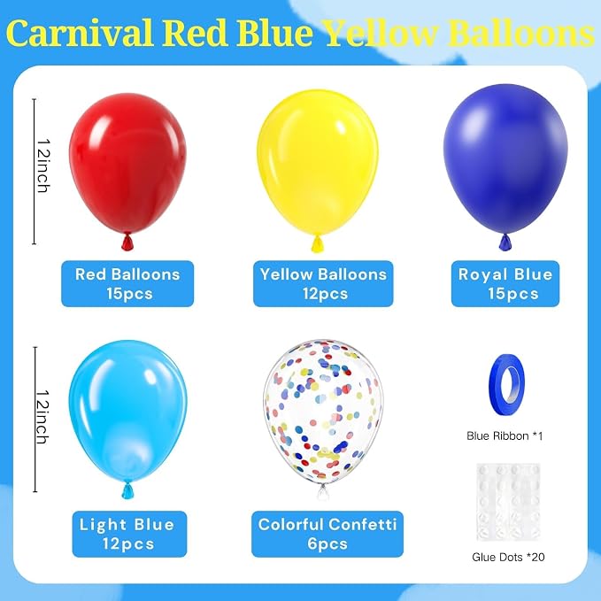 BAUANOOY Carnival Balloons - Image 2