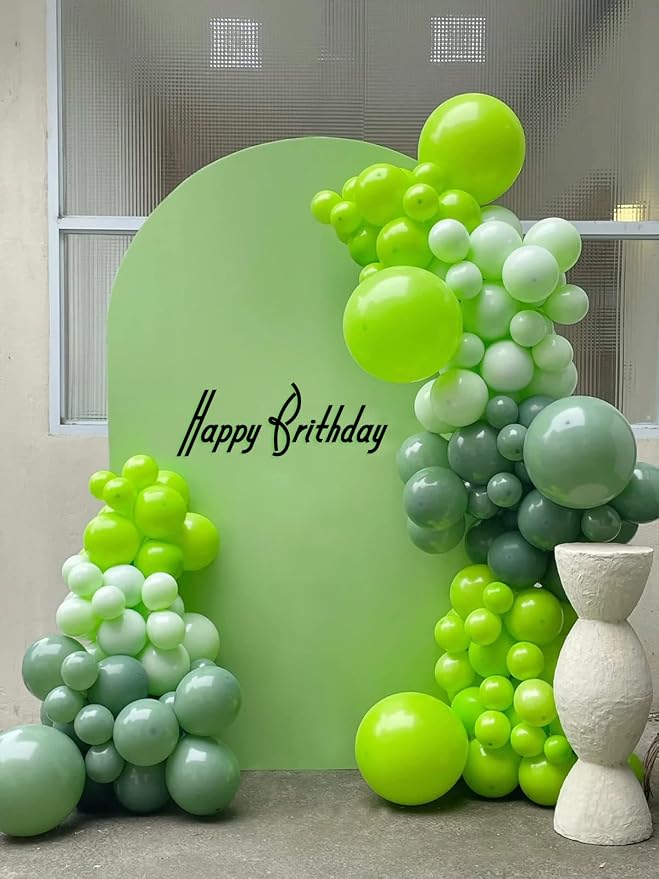 50 Pack Lime Green Balloons 12 Inch - Image 3