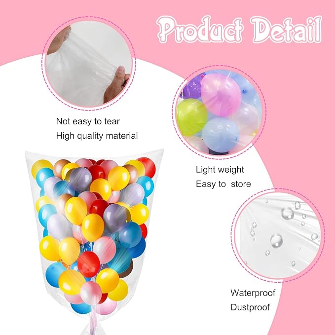 3 Pieces 59.1 X 98.4 Inches Balloon Bags - Image 3