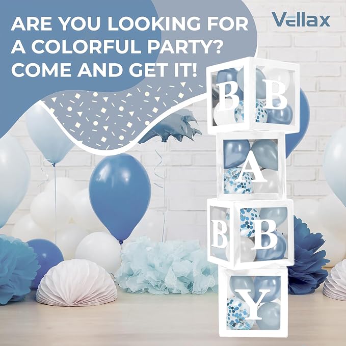 44-Piece Baby Shower Decorations - Image 9