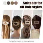 Flat Hair Clips for Woman,4PCS French Flat Hair Claw Clips,Matte No-Slip Hair ClipDuckbill Hair Clips for Thick and Thin Hair,Strong Hold Barrettes