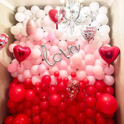 PartyWoo Pearl Red Balloons 50pcs Latex Helium Balloons 12 Inch | Graduation - Image 5
