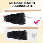 Lashey Clip in Hair Extensions 110g 7pcs Deep Wave Seamless Clip in Hair Extensions Human Hair 18 Inch Natual Black Thick Human Hair Clip ins Extensions for Women