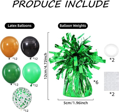 Green Balloon Weights Pack of 6 - Image 2