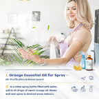 HIQILI 100ML Orange Essential Oil for Air Freshener, DIY Soap, Skin Care, Can be Added to Diffusers, Dryer Balls, Lotions for Use - 3.38 Fl Oz
