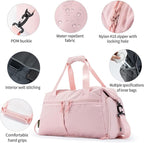 Weekender Duffel Bag with Shoe Compartment And Wet Pocket-Luggage Everyday Overnight Bag for Men and Women Travel-Carry On Gym Bag
