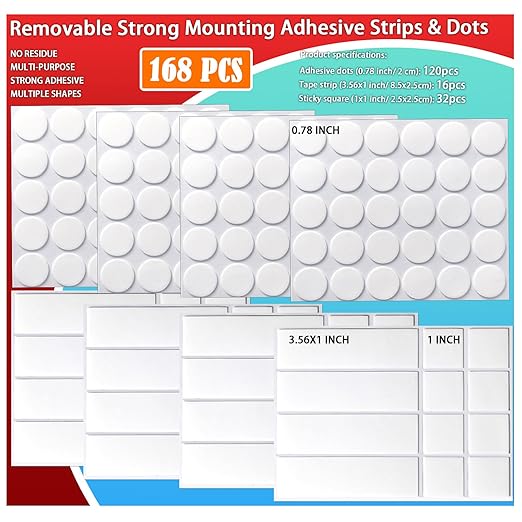 Double Sided Sticky Tape, No Glue Residue Removable Stickers - Image 3