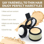 2 Pack Hairline Powder for Women and Men, Used to Root Touch Up Hair Color, Thinning and Gray Hair Coverage and Bald Spots Coverage, Matte Light Blonde