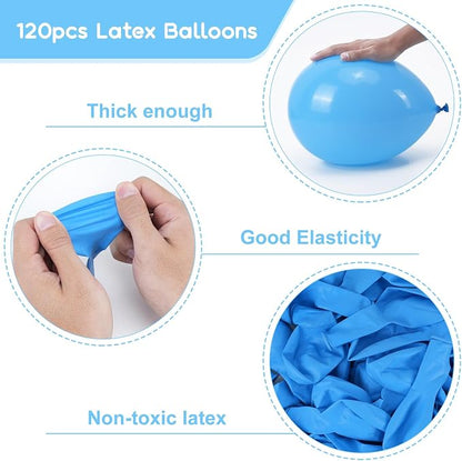 RUBFAC Light Blue Balloons 120pcs 12 Inch, 2026 International Football Game - Image 3
