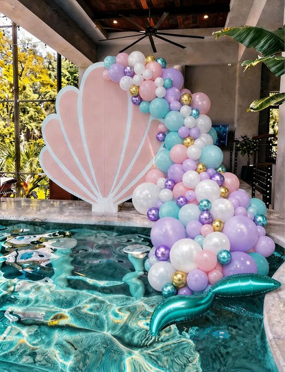 Mermaid Balloon Garland Arch Kit - Image 4