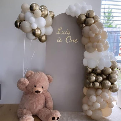 Neutral Balloons, 60 Packs 12 Inch Double Stuffed Beige Cream Sand White - Image 8