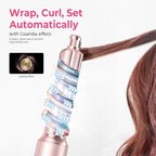 6 in 1 Hair Dryer Brush, Detachable Air Styler, 3 Heat Settings Blow Dryer Brush Frizz-Free Volumizing, Straightening, Curling ALCI Safety Plug for Travel & Home Styling (Pink-A)