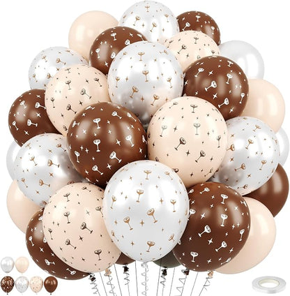 Brown Balloons, for Girls Birthday Wedding Party Decorations by FEYG