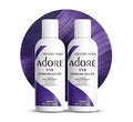 Adore Semi Permanent Hair Color (113 African Violet) | Vegan & Cruelty-Free Purple Hair Dye | No Ammonia, No Peroxide, No Alcohol | 4 Fl Oz Each (Pack of 2)