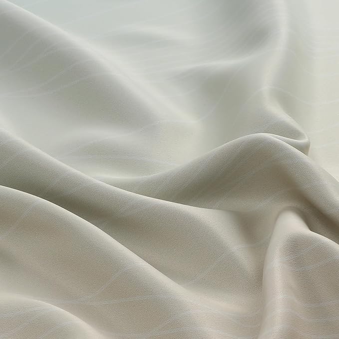 Beige and Aqua Ombre Short Blackout Cafe Curtains 36 Inch Length, Thermal - Image 9