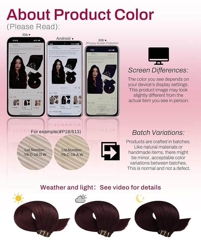 Moresoo Dark Red Clip in Hair Extensions Real Human Hair Red Human Hair Extensions Clip ins Burgundy Short And Straight 80g/5pcs 10 inch