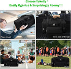 Gym Bag 22 inch Sport Duffle Bag for Men - 55L Weekender Duffel Bag for Travel 22“×12”×13“ - Black