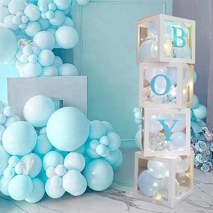 Uptotop Baby Shower Decorations Clear Balloon Blocks - Image 7