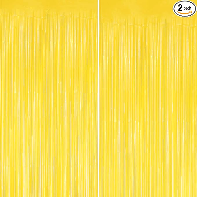 DECOCKRAT 2 Pack Foil Fringe Backdrop by DECOCKRAT