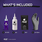 Splat Purple Desire Semi Permanent Hair Dye Kit with Bleach, 1 Application, Includes Purple Hair Dye, Oxide & Bleach Powder, Vegan & Cruelty Free Hair Color