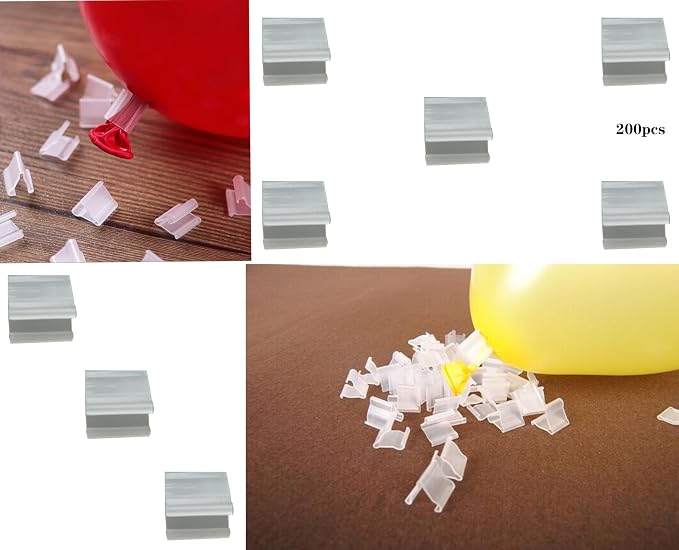 200PCS Transparent Balloon Clip - Image 3