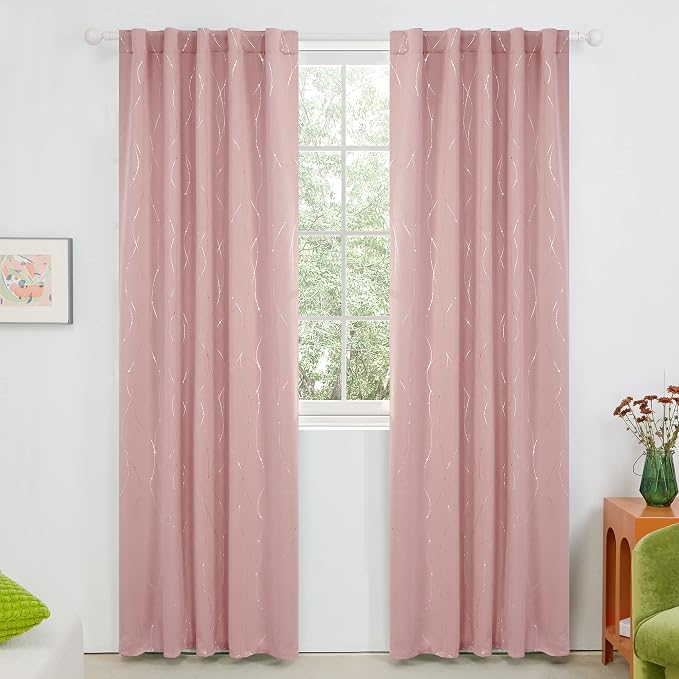Deconovo Blackout Back Tab Curtains - Image 2