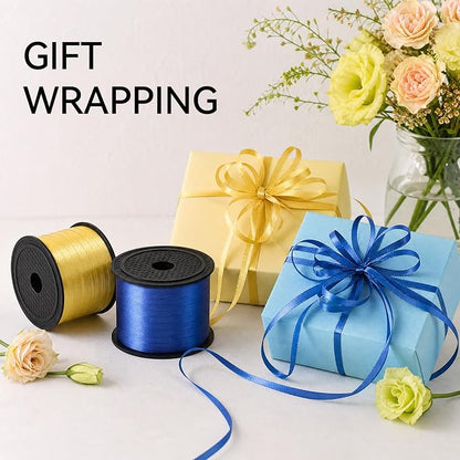 TONIFUL Red Green Yellow Blue Curling Ribbon Balloon String Gift Wrapping | 400 - Image 3