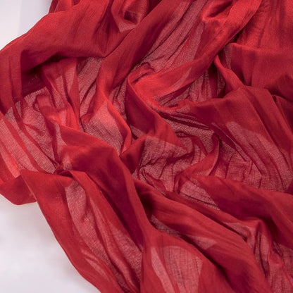 Cheesecloth Table Runner Summer Boho Wedding Birthday Party Home Decor | Red - Image 2