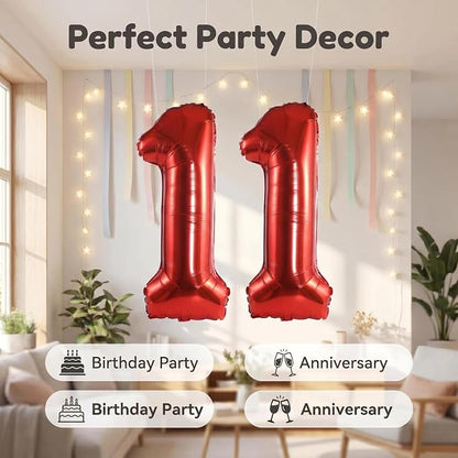 YPSelected 32 Inch Large Foil Helium Number Balloon Birthday Wedding Party 0-9 - Image 7