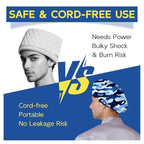 Years calm Shower Cap for Men, Waterproof & Heat-Retaining Hair Treatment Cap – Reusable Men’s Shower Cap with Foil Lining, Elastic Band, for Steam Care, Hair Mask & Oil Conditioning