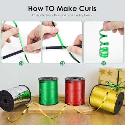 Green Metallic Ribbon - Image 4