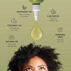 Batana Oil For Hair Growth - 100% Pure, Raw & Natural Blend With Organic Castor, Pumpkin Seed, Coconut and Rosemary Oil - Thicker, Stronger Hair Gifts For Men & Women Scalp (1 Pack)