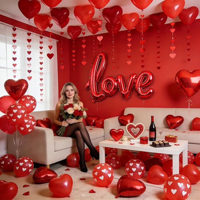 75 PCS Valentines Day Balloons - Image 3