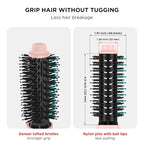 Hair Dryer Brush Blow Dryer Brush in one, Aima Beauty 1.25'' Round Brush Blow Dryer Ionic Hot Air Brush Styler Volumizer with Ceramic Coating & Tufted Bristles for Smooth and Shiny Blowout, Pink