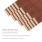 WENNALIFE Tape in Hair Extensions Human Hair, 20pcs 50g 14 inch Dark Auburn Copper Remy Hair Extensions Straight Human Hair Tape in Extensions Skin Weft Tape Extensions Human Hair