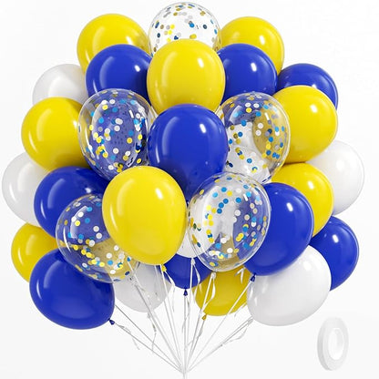 BAUANOOY Blue and Yellow Balloons, Graduation, Baby Shower, Birthday Party by BAUANOOY