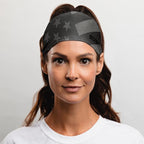 Suddora Country Flag Headbands, Wide National Flag Headbands for Sports Events, Non-Slip Fabric Sweatbands for Soccer, Tennis, Workout, Costume