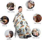 Lightweight Salon Cape, Schnauzer Cute Dog Haircut Hairdressing Cloth Apron Haircut Barber Gown for Barbers