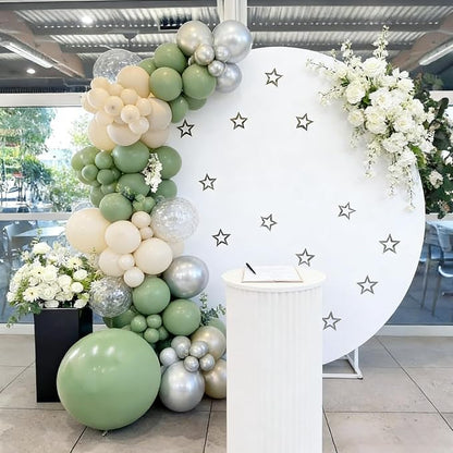 40pcs Sage Green Balloons, 12inch Matte Boho Green Balloons | Balloons - Image 6