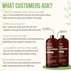 DEL SUR Clarifying Shampoo & Conditioner Set for Oily Scalp | 16 fl oz | with Camellia Japonica, Salicylic Acid, Papaya & Biotin | Oil Control for Oily Roots & Greasy Hair