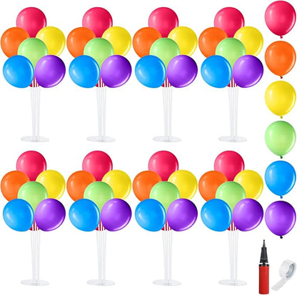 VioraWhite 8 Set Balloon Stands Kits, Sticks Holder by VioraWhite