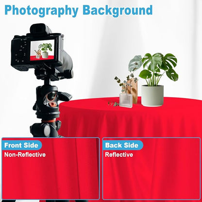 Red Photography Backdrop for Photoshoot, 8x10 FT | Versatile Studio Photo - Image 7