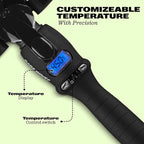 Trademark Beauty Three Barrel Hair Waver, Curling Iron, 1.1 Inch, Beach Waves, Adjustable Temperature Hair Curler, Babe Waves Limited Edition - Black