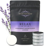 Shower Steamers 15 Pack – Aromatherapy Shower Bombs for Stress Relief - Spa Self Care Gift Set, Holiday Stocking Stuffers for Women & Men - Lavender